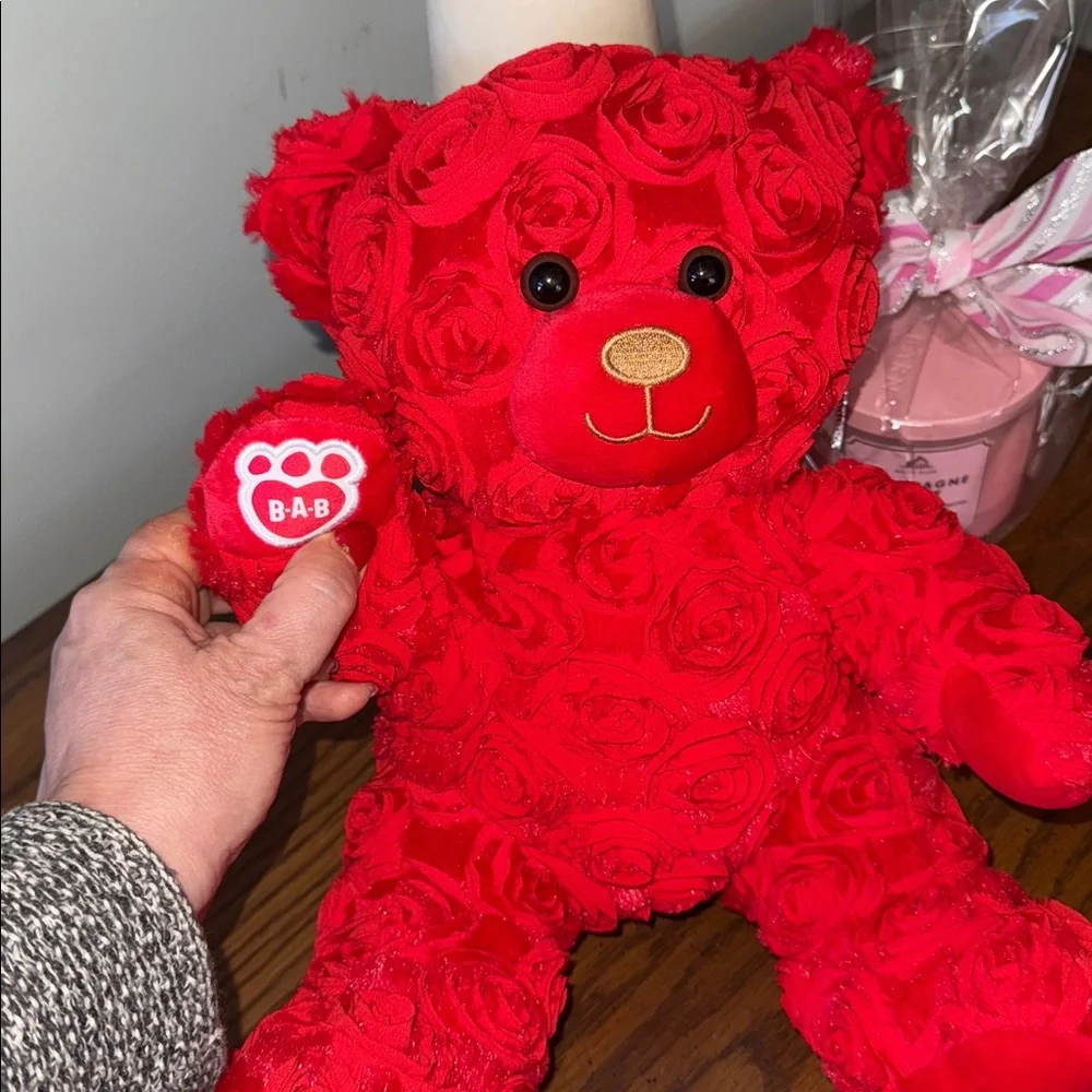 Build-A-Bear Red Roses Teddy - Picture 4 of 9